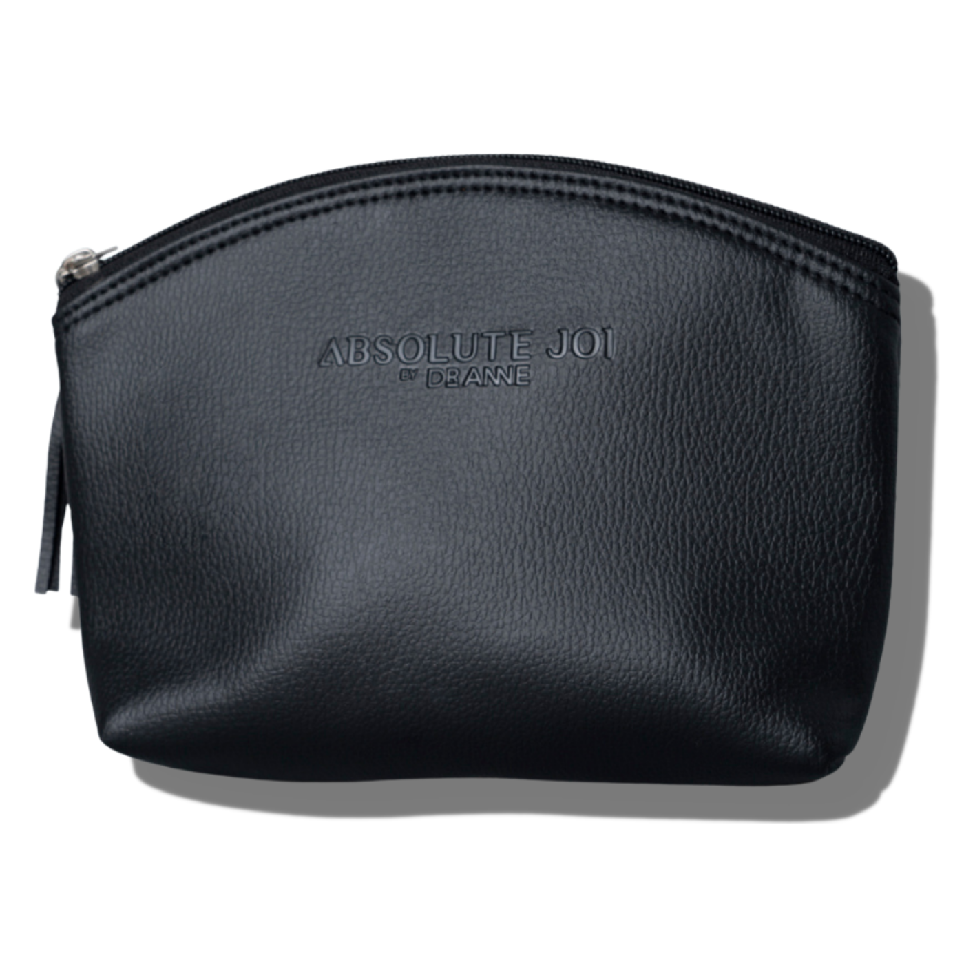 Black Pebbled Cosmetics Bag - AbsoluteJOI SkinCare 
