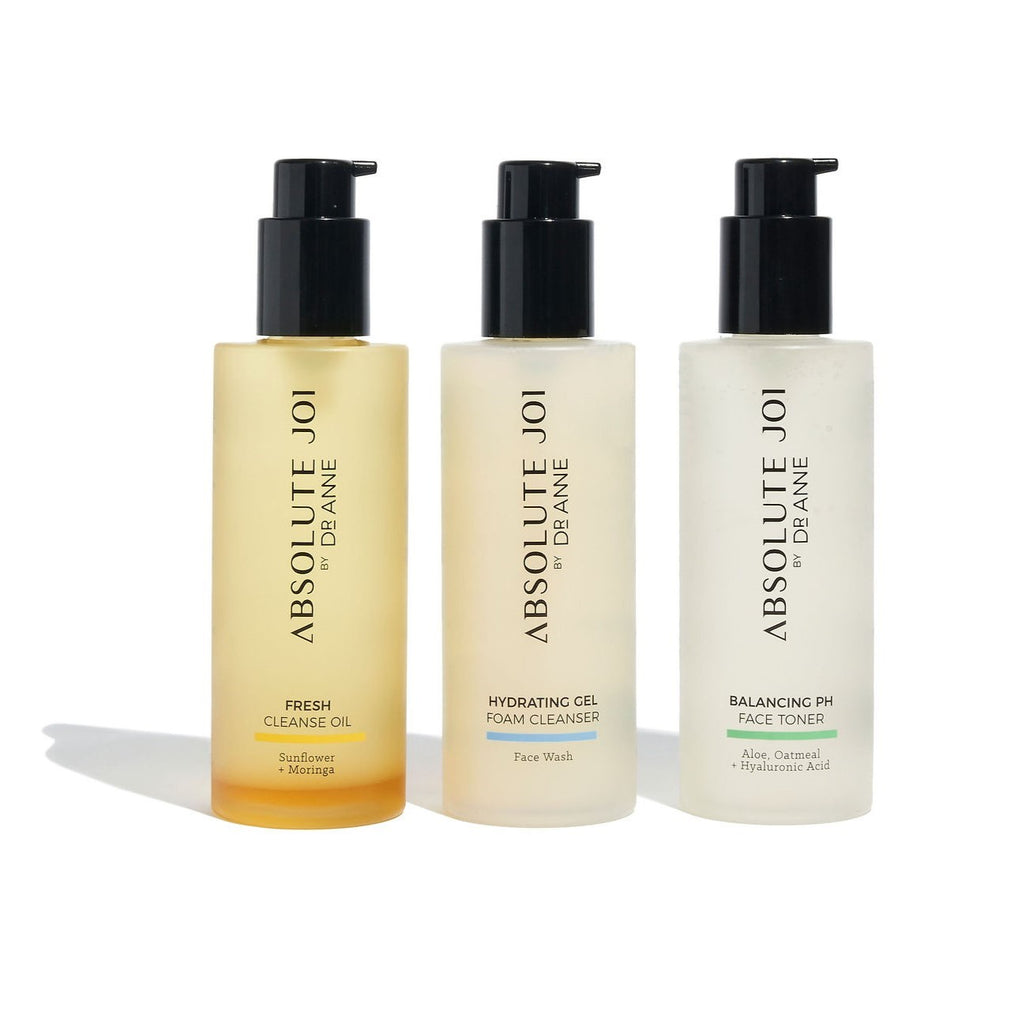 Double Cleansing Kit - Cleansing Oil | Foaming Cleanser | Skin Toner