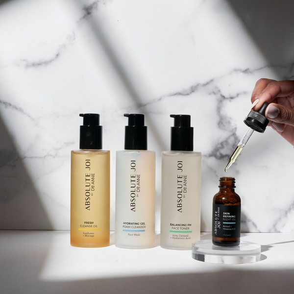 Double Cleansing Oil Kit With Retinol Night Oil | AbsoluteJOI