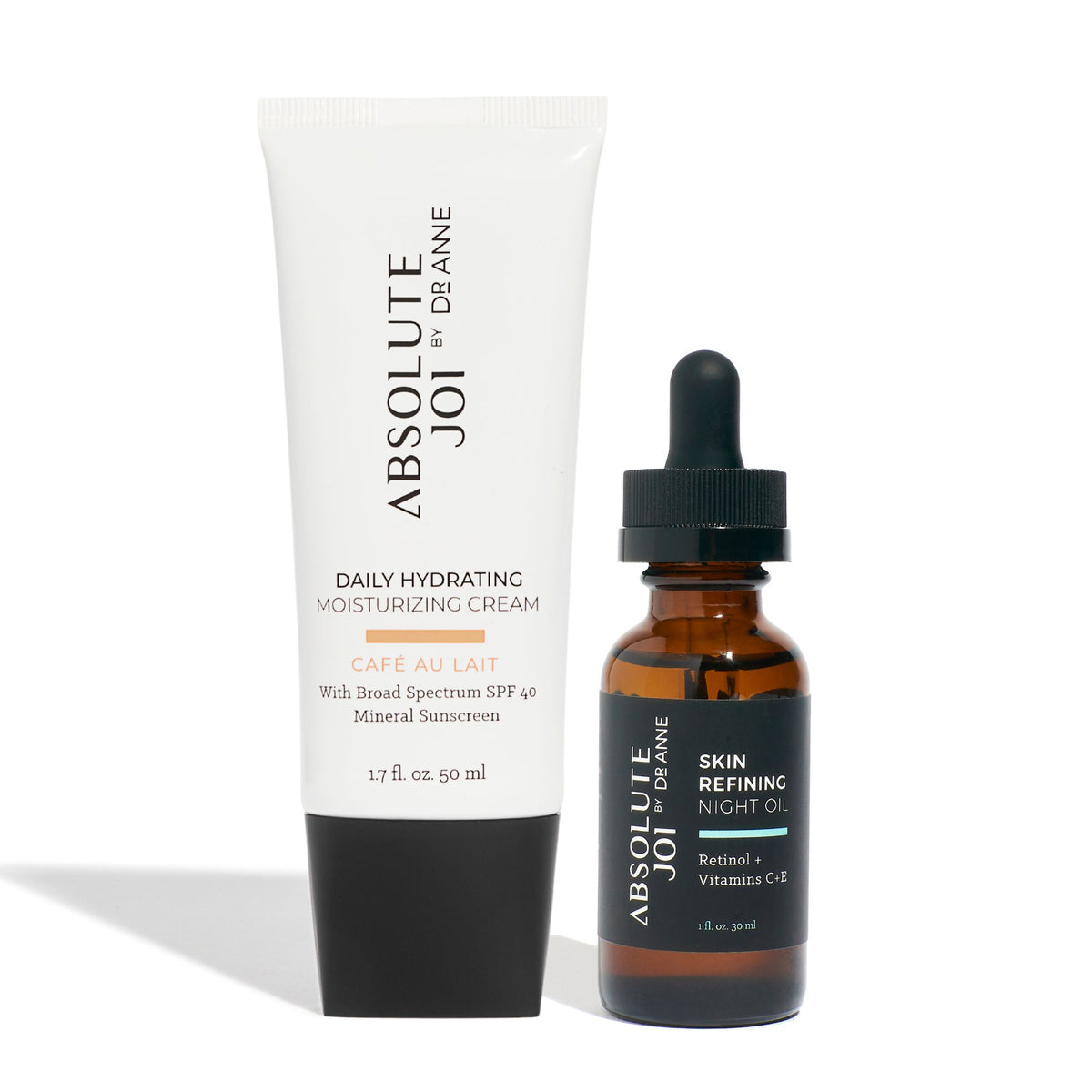 Day & Night Bundle with SPF 40 and Retinol Night Oil for Dark Marks and Anti-Aging - AbsoluteJOI SkinCare 