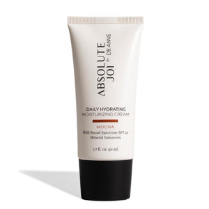 Tube of Absolute Joi by Dr. Anne Daily Hydrating Moisturizing Cream on a white background