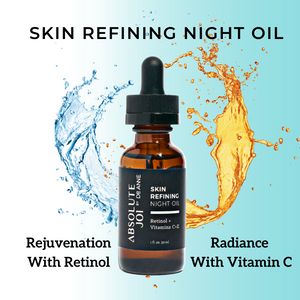 Retinol Plus Vitamin C Skin Refining Night Oil - AbsoluteJOI SkinCare 